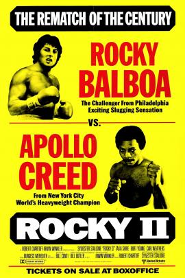 Rocky II 1979 movie poster