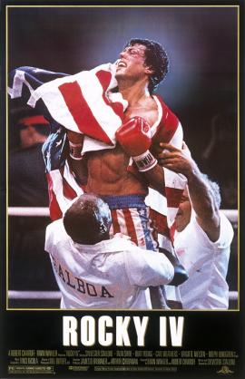 Rocky IV 1985 movie poster