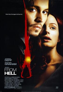 From Hell 2001 movie poster