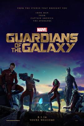 Guardians of the Galaxy 2014 movie poster