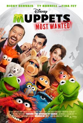 Muppets Most Wanted 2014 movie poster