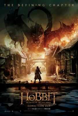 The Hobbit: The Battle of the Five Armies 2014 movie poster