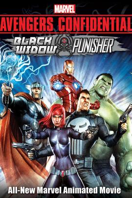 Avengers Confidential: Black Widow & Punisher 2014 movie poster